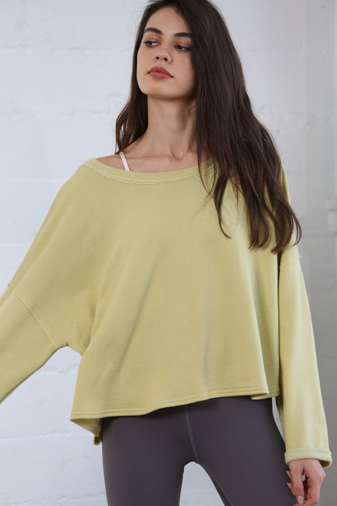 Lemon Open Back Long Sleeve